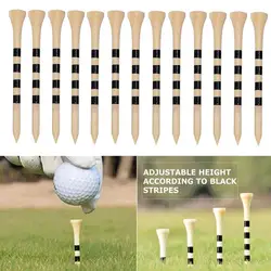 100Pcs Golf Tees Wood Professional Golf Ball Stand Golf Balls Holder Golf Step Down Tees Training Aid Tool Golf Accessories