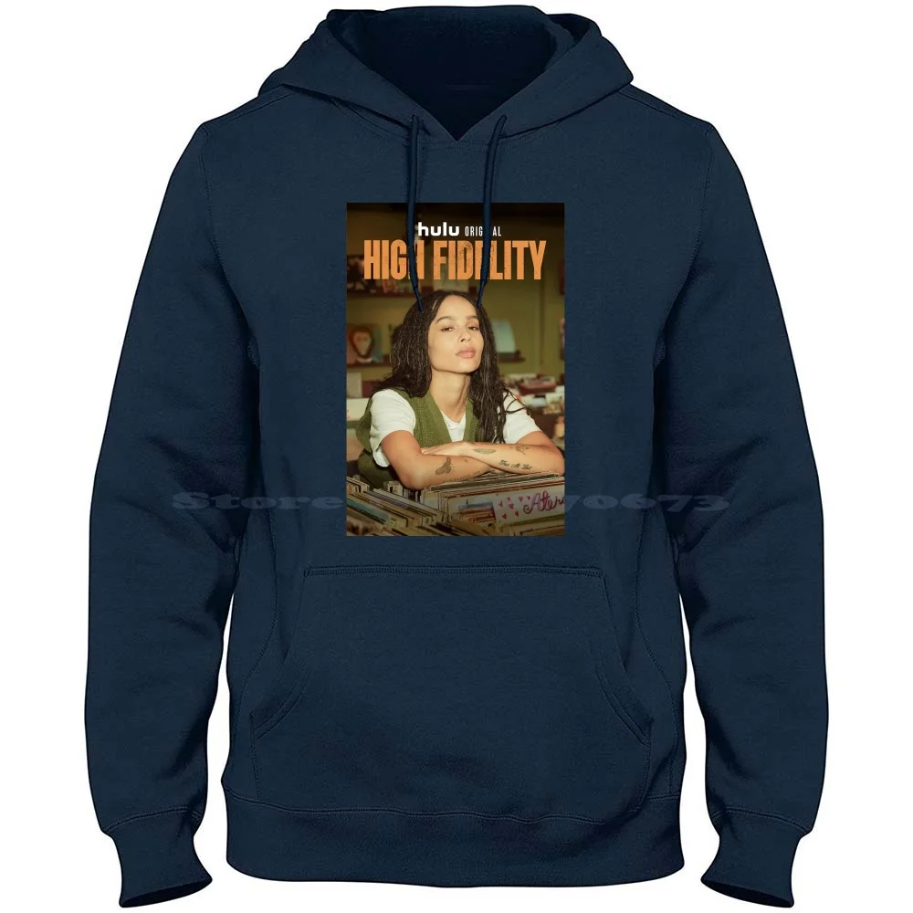 High Fidelity 100% Pure Cotton Hoodie Tshirt High Fidelity Hulu Tv Shows High Fielity Zoe Kravitz Kravitz Tv Shows Pcx Movie