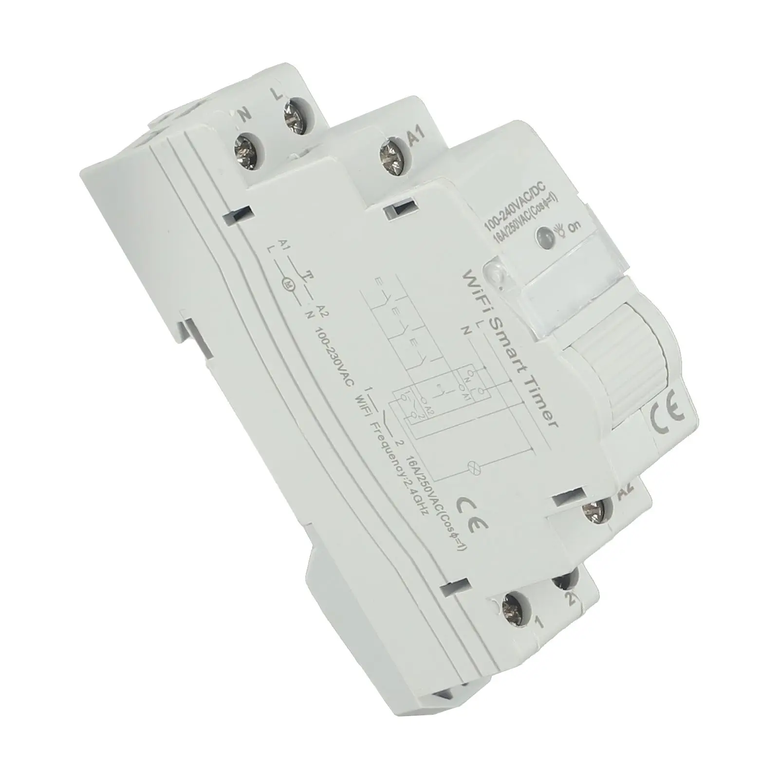 

Беспроводной таймер-выключатель TM609, совместимый с приложением, поддерживает 100 программ включения/выключения, таймер обратного отсчета и режим памяти, AC 100-240В, 16А