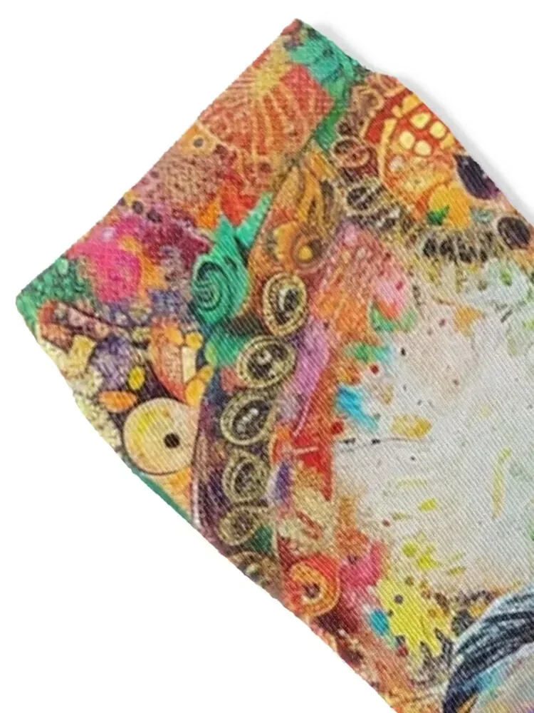 Colorful Illusion Socks Stockings man hiking moving stockings Soccer Socks Ladies Men's