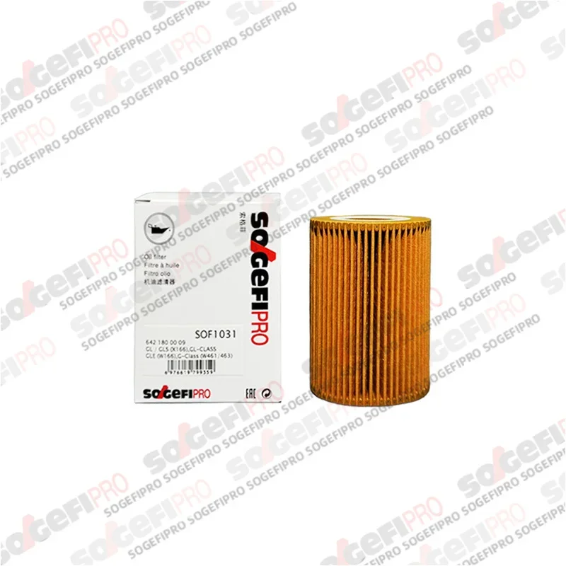 

For Mercedes-Benz C CLK CLS E G GLC GLK ML R-CLASS S320/350 3.0 SPRINTER 3-t 4-t 5-t VIANO VITO X350d 3.0 SOGEFIPRO Oil Filter