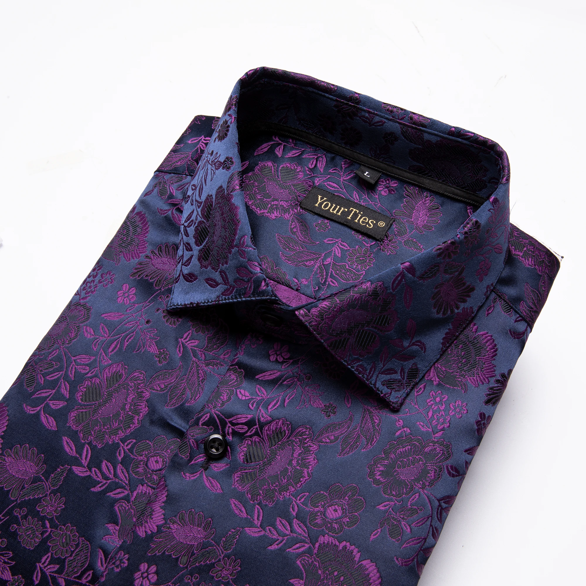 Men's Floral Dress Shirt with  - Mens Formal Look 评论和价格