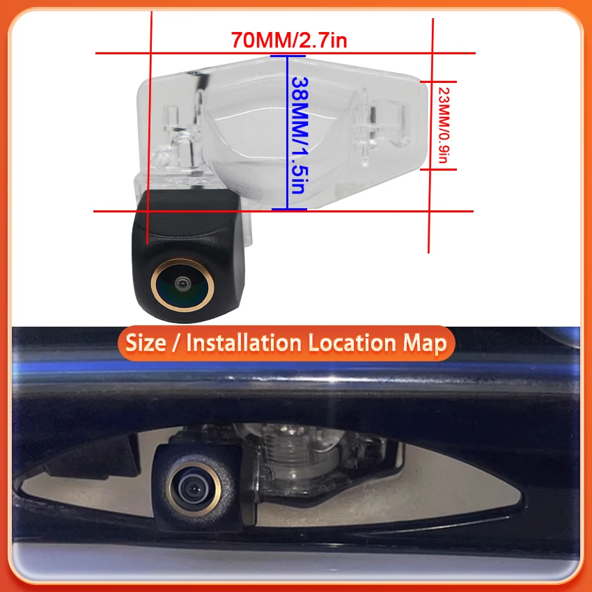 HD Vehicle Rear View Camera For Honda CR-V MK3 2007~2014 Insight MK2 2010~2014 Freed MK1 MK2 2008~2019 Fit Jazz MK1 2001~2006Car