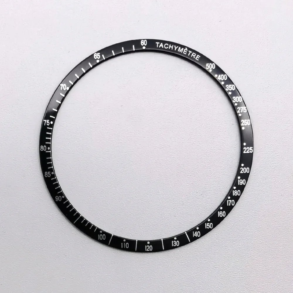 38.5mm Watch Ring Aluminum Bezel Insert Ring for SPEEDMASTER Watch 39mm Case Watch Accessories Inner diameter 34mm