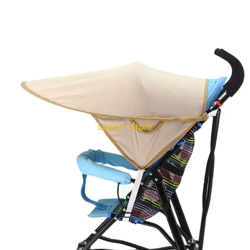 

Y4QA Baby Carriage Sun-Shield Buggys Sun-Visor Parasol Universal Windproof Waterproof
