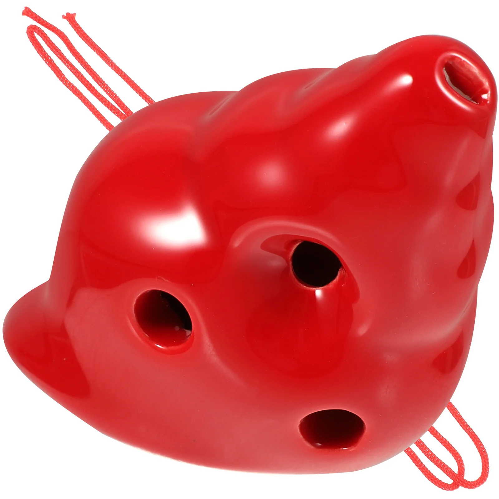 

6-Hole Beginner Ocarina Durable Ceramic Conch Shape Professional Portable Practice Wind Instrument Gift for Kids