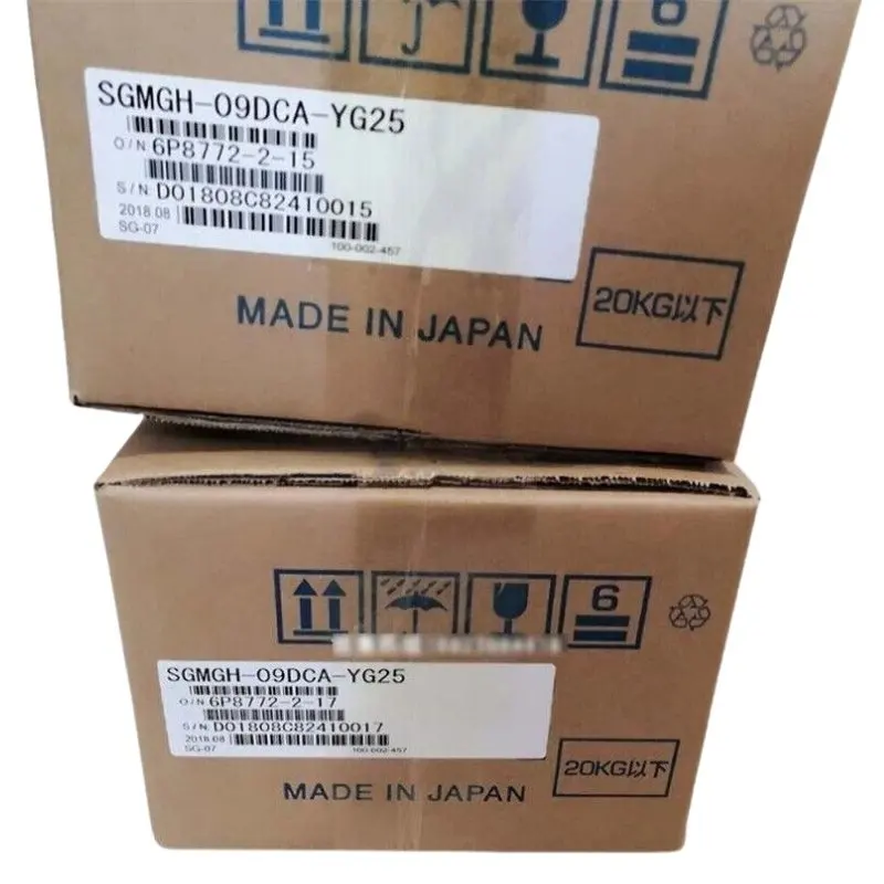 New In Box Yaskawa SGMGH-09DCA-YG25 Servo Motor 1 Year Warranty