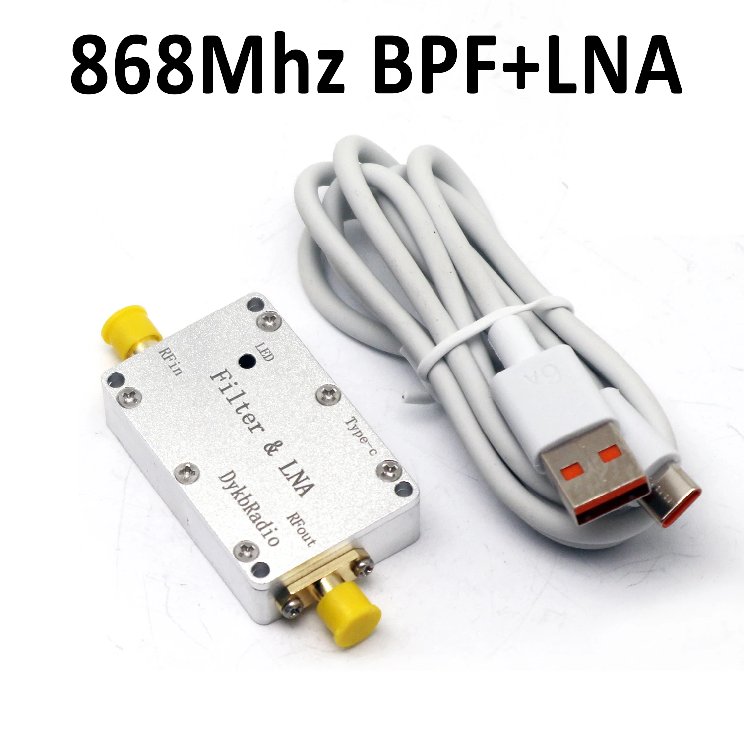 RF-banddoorlaatfilter en versterker met laag geluidsniveau 433Mhz 868Mhz 915mhz 1090MHz 2,4GHz LORA Helium Miner SDR-ontvanger Walkie Talkie