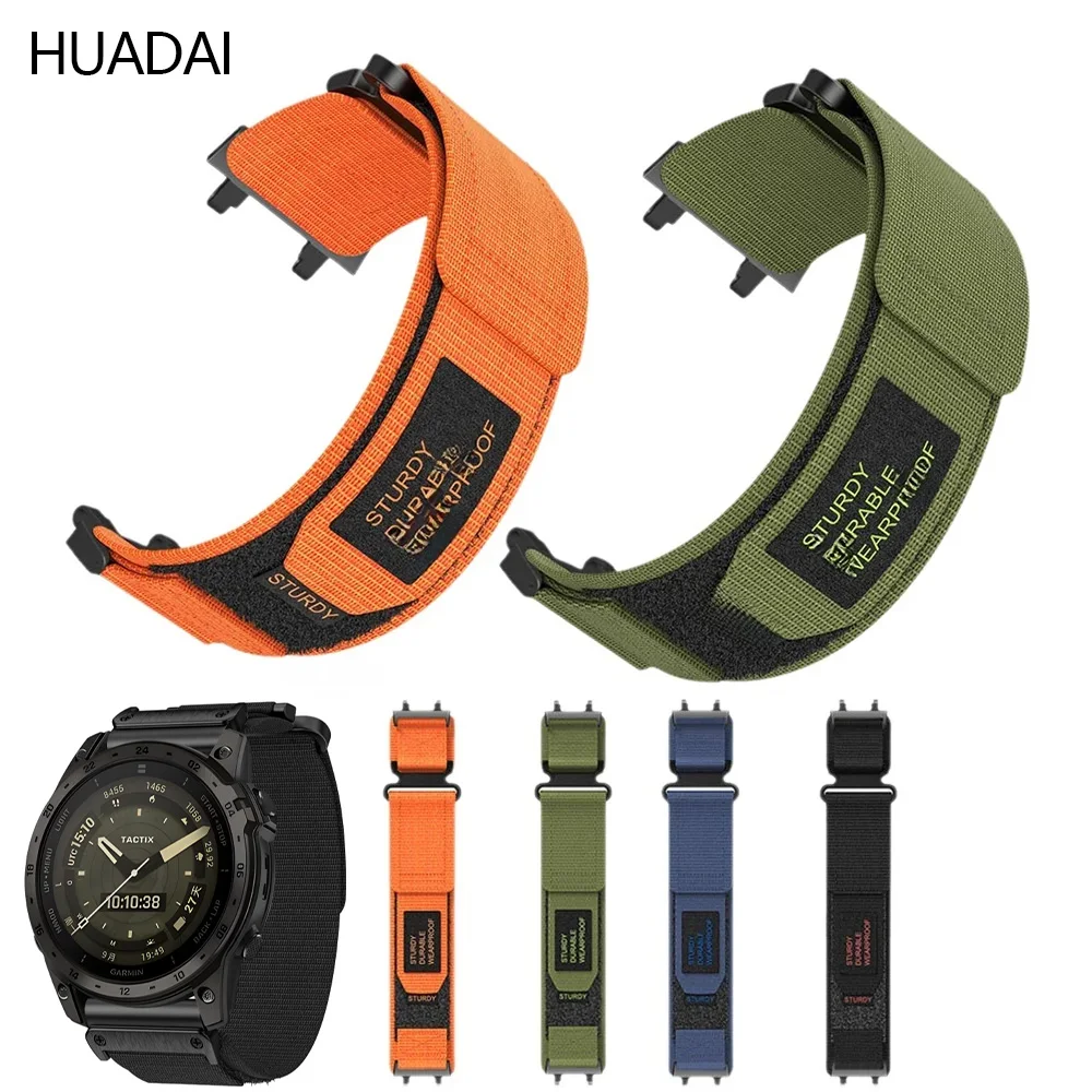 22mm 26mm Nylon Quick Fit Strap For Garmin Fenix 6X 6 Pro 7 7X solar 5 5X Plus 3 3HR Tactix 7Pro Sport Quickfit Bracelet Band