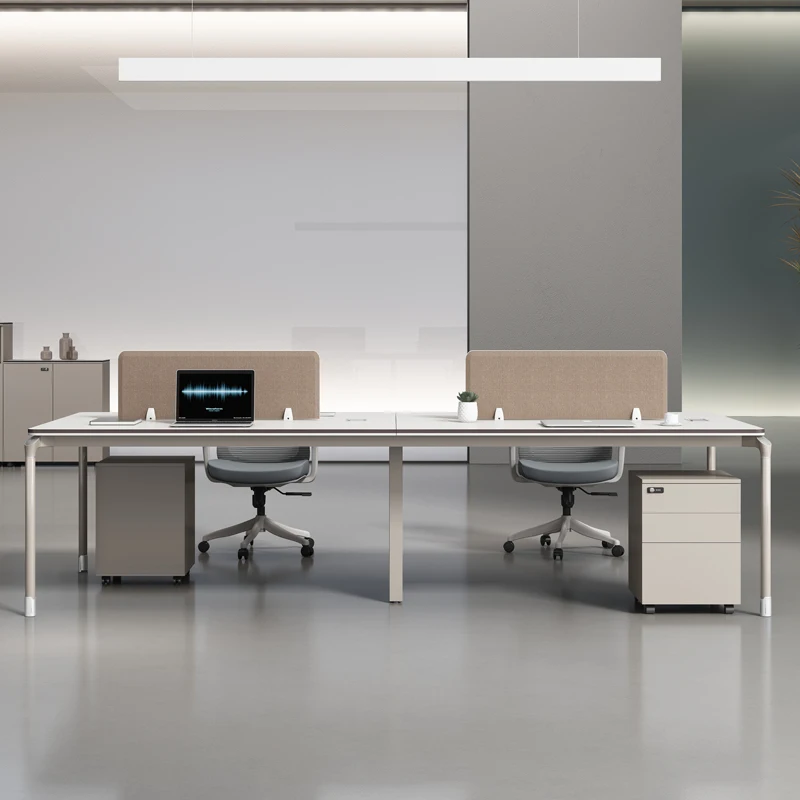 Minimalist Long Office Desk Wooden Standing Executive Space Saving Office Desk Modern Aesthetic Escrivaninha Lounge Furniture