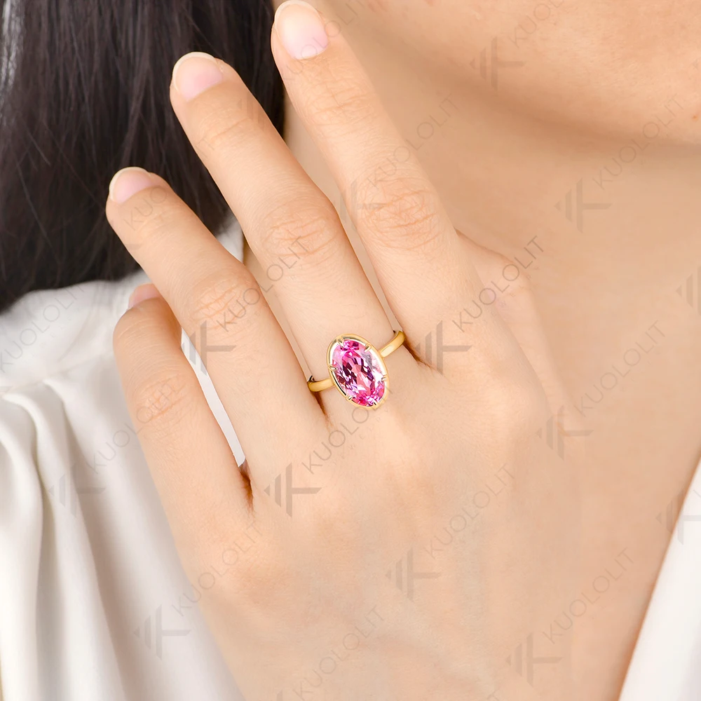 Luxury Gifts Jewelry & Watches Namfleg Mostar - 5.5CT 페어 컷 랩 그로운 핑크