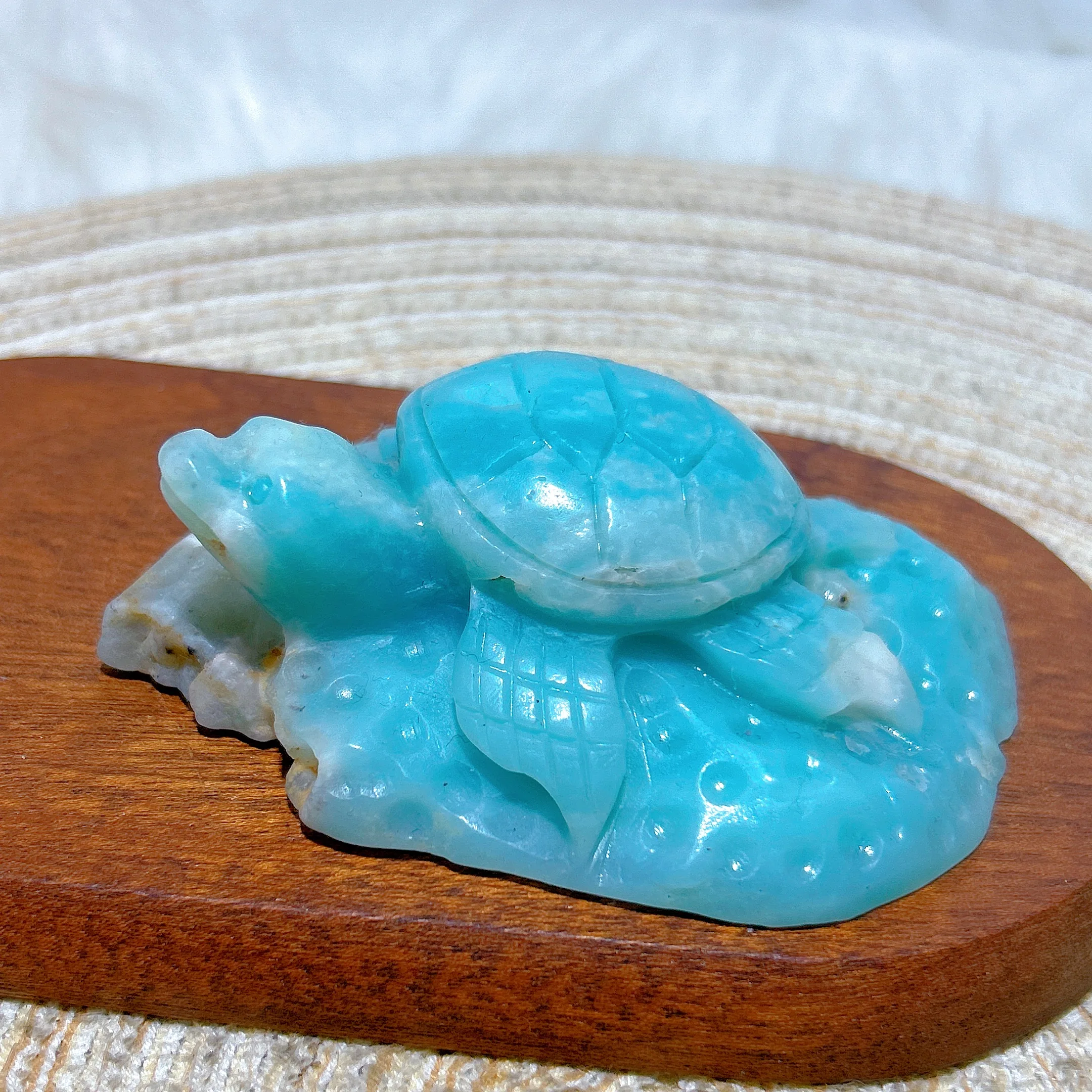 

High Quality Natural Crystal Caribbean Sea Turtle Carving Healing Stone Energy Mineral Reiki Home Decorations Room Decor Gift