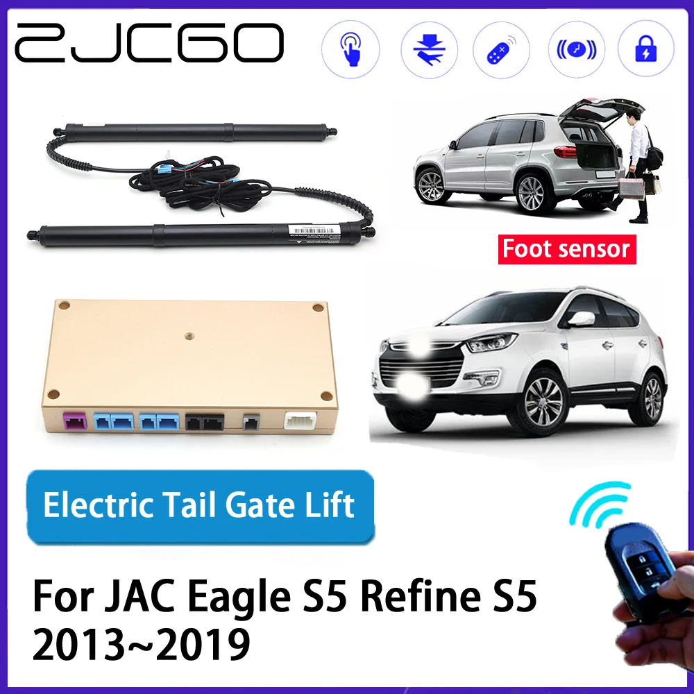 

ZJCGO Car Auto Trunk intelligent Electric Tail Gate Lift Automatic Tailgate Opener for JAC Eagle S5 Refine S5 2013~2019