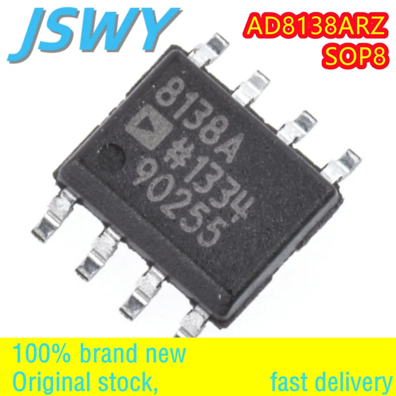 (1-50 pcs) AD8138ARZ SOIC-8 8138A 100% original low distortion differential ADC driver chip ic in stock fast shipping