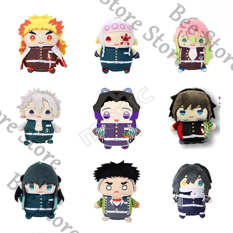

Подлинная плюшевая подвеска Demon Slayer Nine Pillars Kanroji Mitsuri Iguro Obanai Kochou Shinobu Kamado Tanjirou minisize 9 см