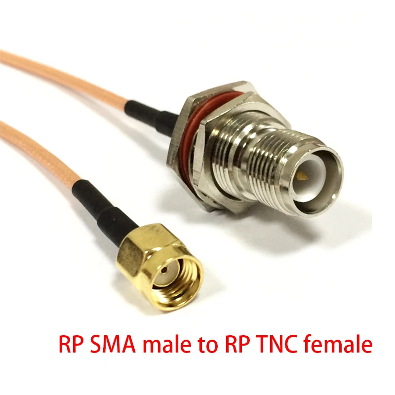 

WIFI Antenna Cable RP SMA Male to RP TNC Female Nut Pigtail Adapter RG316 15CM 6" Wholesale