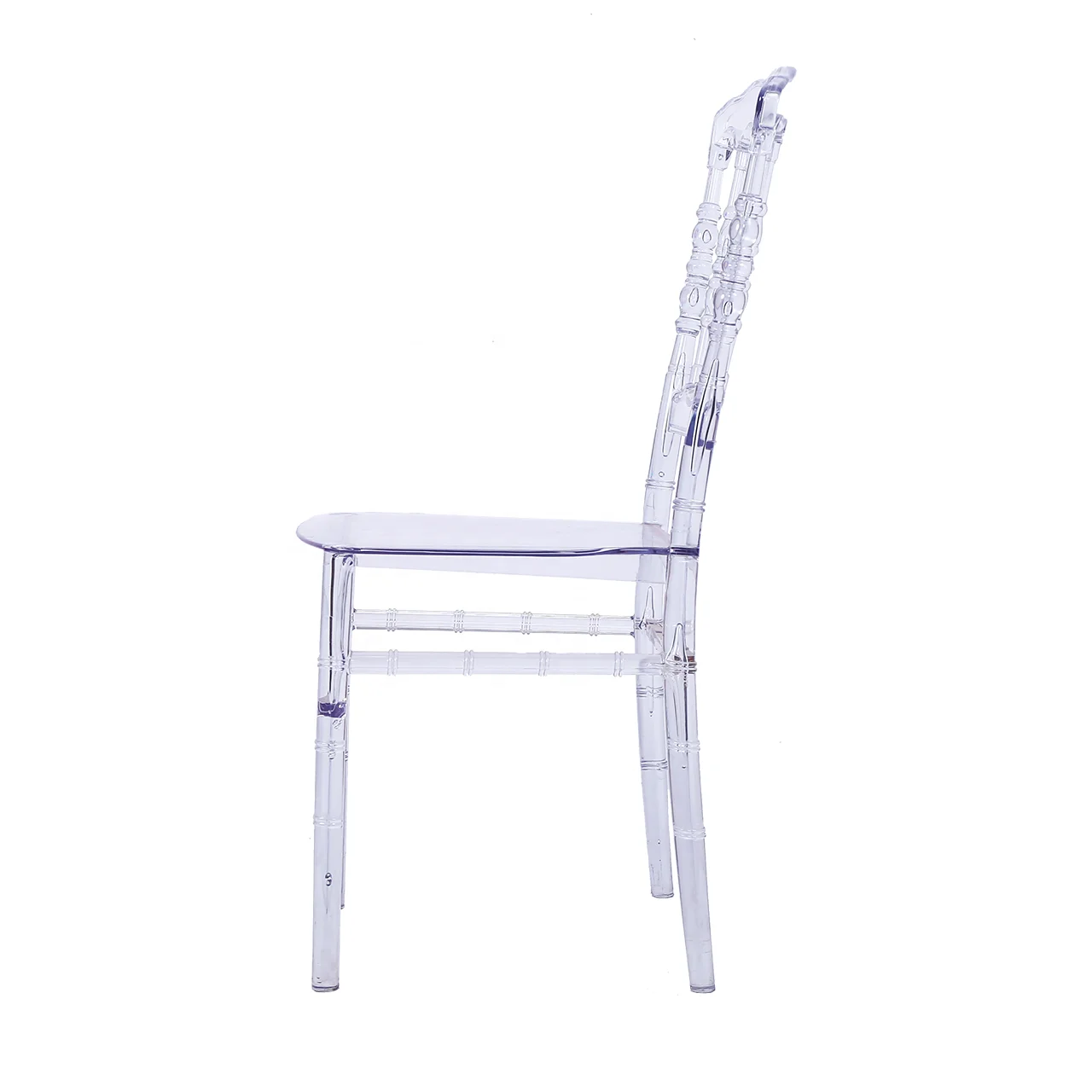 Wholesale Transparent Acrylic Napoleon Castle Chair Acrylic Wedding Event Chiavari Chair