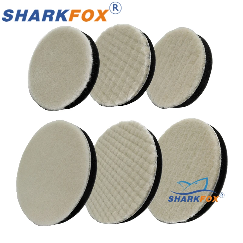 

Sharkfox 3/5Inch Japan wool polish pad 3Inch/5Inch Professional Detailing Pad For Car Polisher