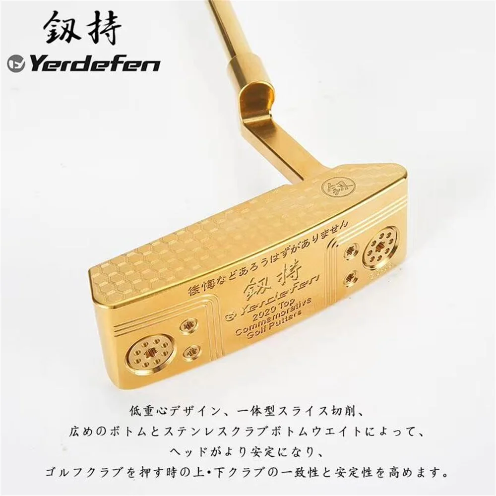 Yerdefen Golf putter Gold Black putter Limited edition golf putter authentic authorization