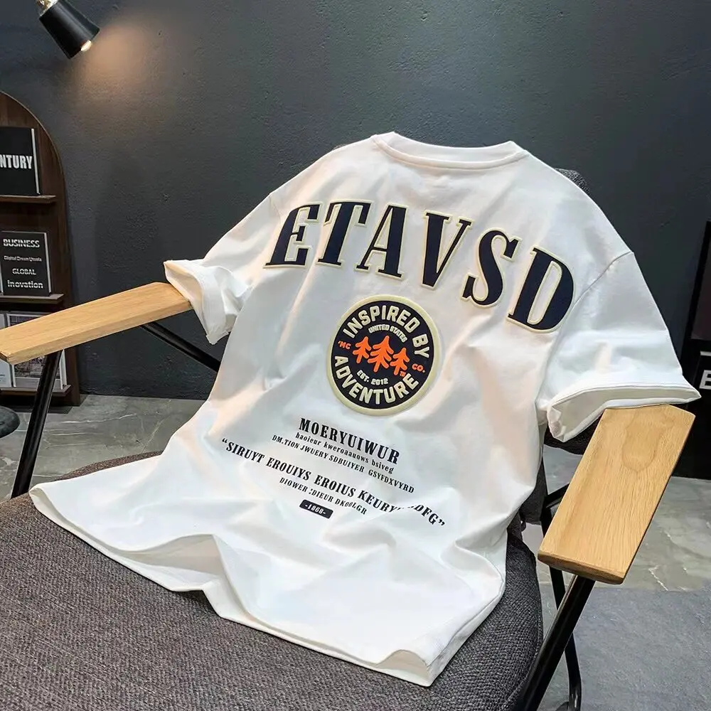 

Летняя футболка ort Sve свободного кроя из хлопка с принтом, повседневная модная молодежная модная футболка f Sve для мужчин и женщин