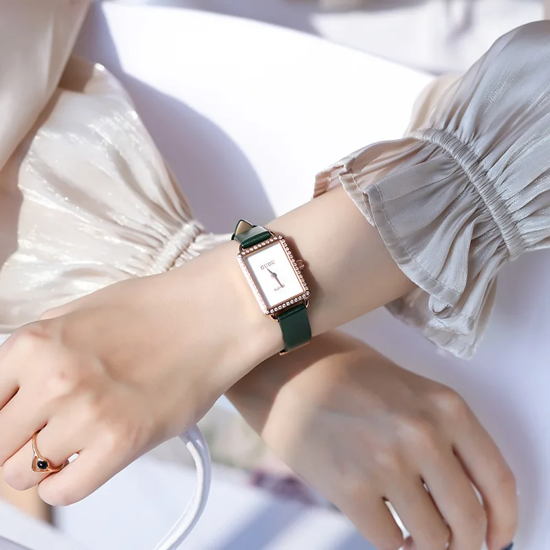 Luxury Brand Fashion Watch for Women Rectangle Ladies Quartz Wristwatch Stainless Steel Waterproof Dress Watches Female Clock