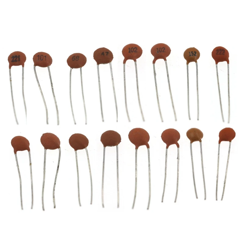 960 قطعة مجموعة متنوعة من المكثفات السيراميكية 50 فولت المكثفات السيراميكية 24Valuex40pcs لتقوم بها بنفسك المكثفات الإلكترونية 20%