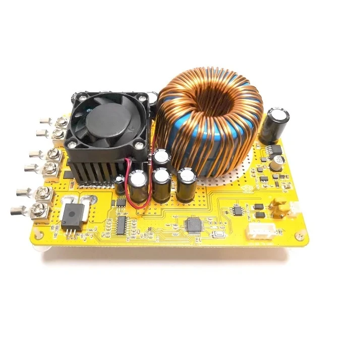 

50A DC Регулируемый понижающий модуль питания с ЧПУ, постоянное напряжение и постоянный ток, ЖК-экран, высокая точность, поддержка M