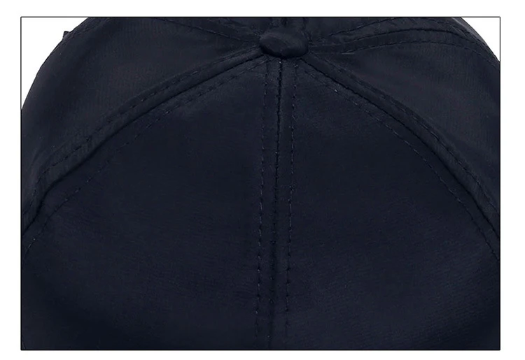 Lässiger Hut Baseball mütze Sport hut einfarbig einfache Baumwolle Sonnenhut lässige Mode Outdoor-Hut für Hip Hop Männer und Frauen – Detail 11
