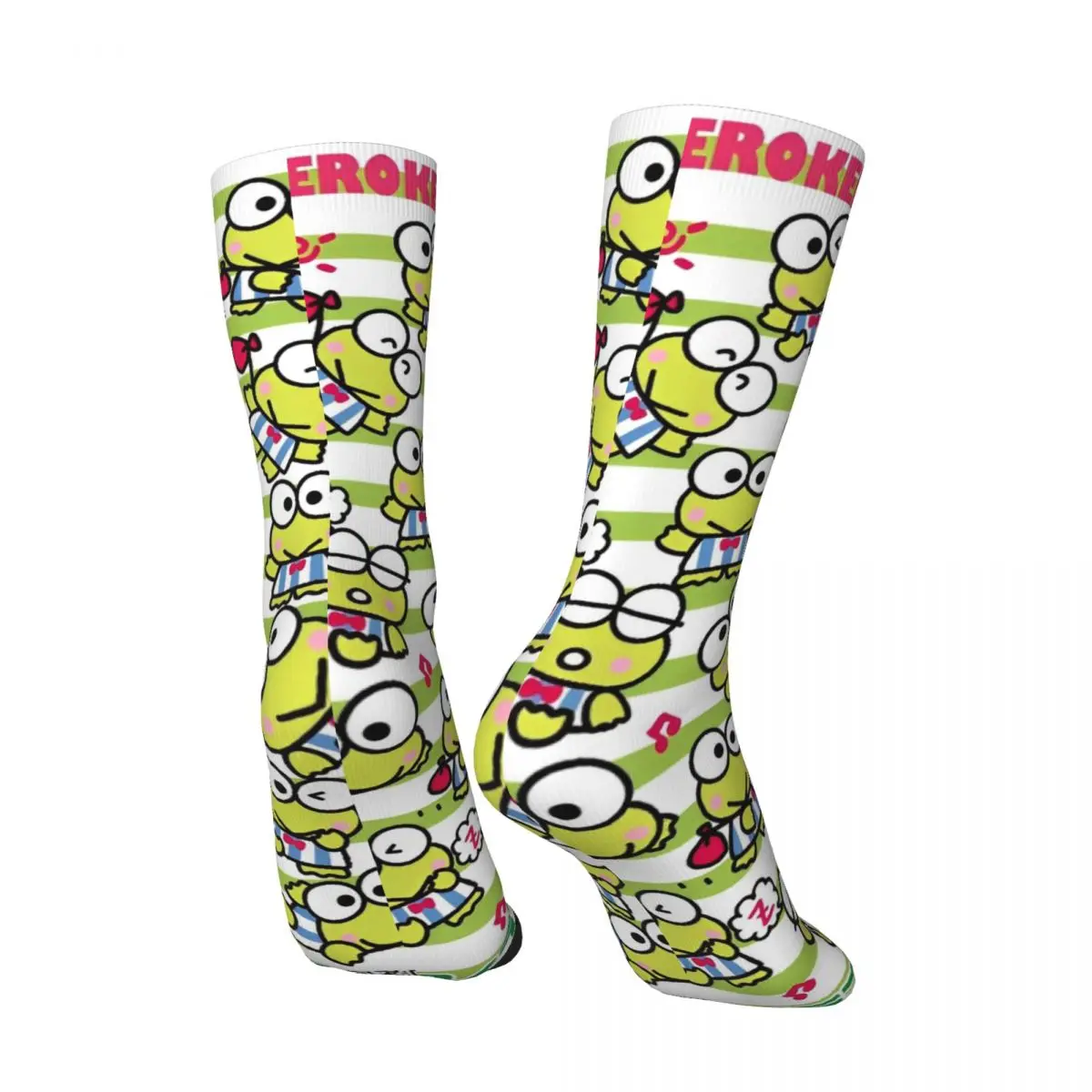 Calzini da uomo Unisex MINISO Keroppi calze da cartone animato moda invernale calzini comodi Design Skateboard calzini antiscivolo