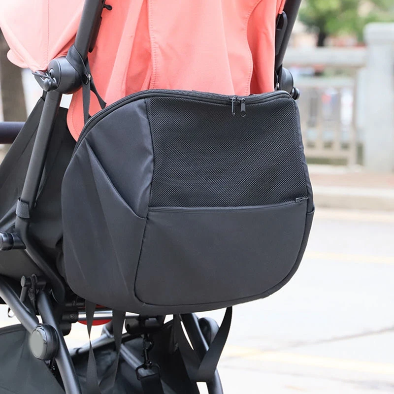 Sac de Rangement pour Poussette de Bébé, Sac à Dos de Haute Capacité, Portable