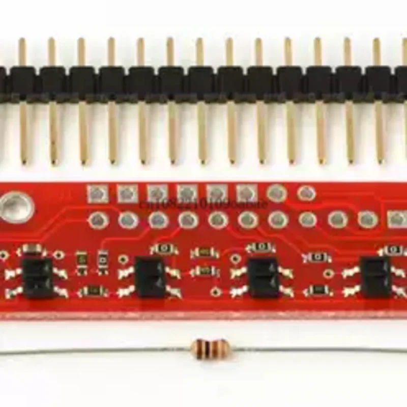 Guía del usuario del conjunto de sensores de reflectancia QTR-8A y QTR-8RC