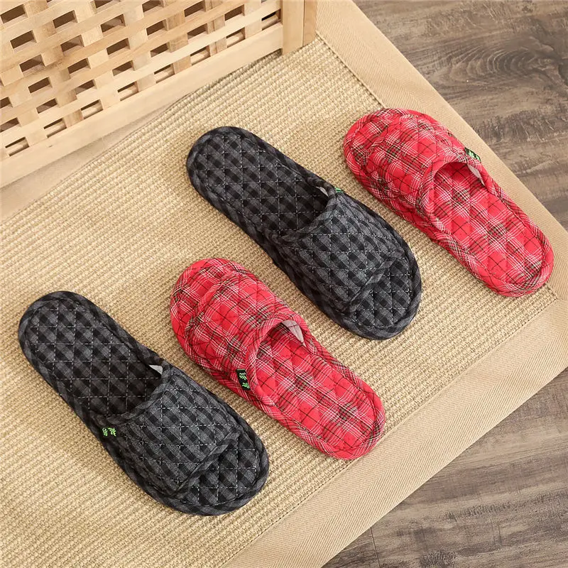 New Cotton Sole Slippers, Silent Floor, Indoor Soft Sole, Machine Washable in Spring, Autumn, Summer, and All Seasons At Home