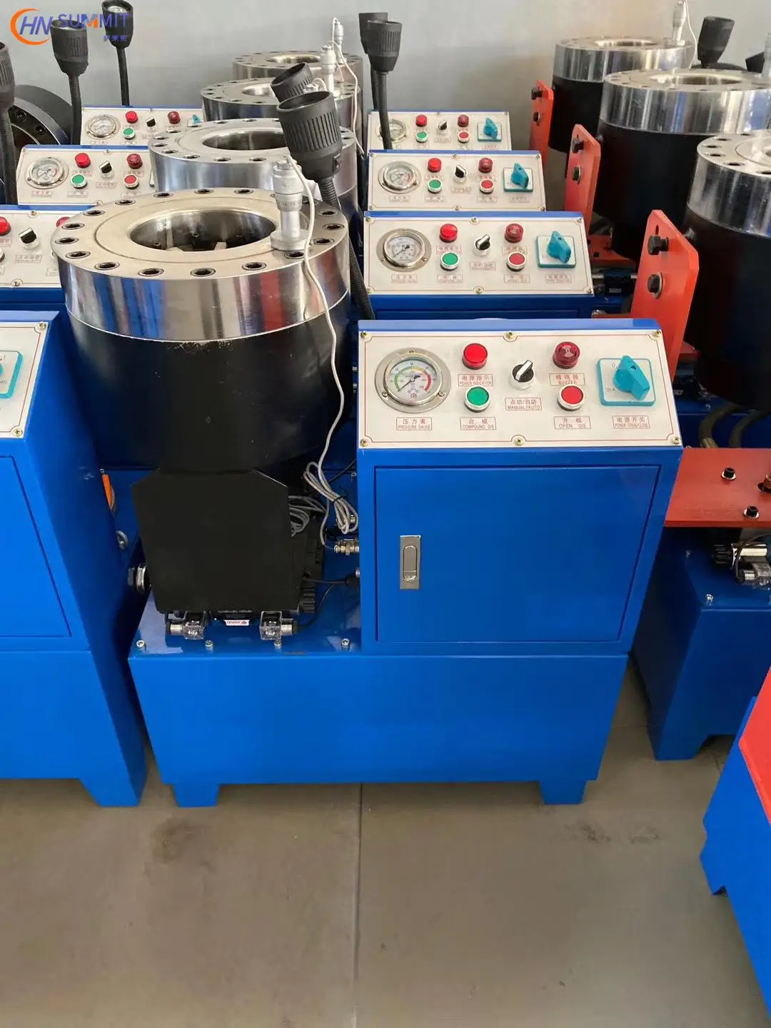 

12 Core Patent Fast Change 10 Free Dies Make Hose Press Hydraulic Hose Pipe Crimper Aircon Hose Crimping Machine