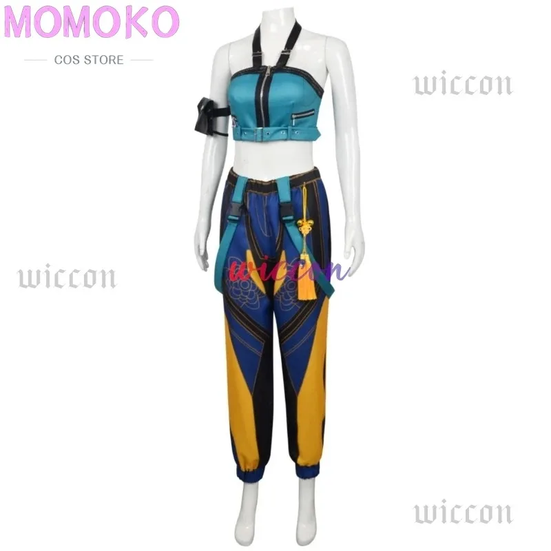 

Зизи 2025л ‌ ‌ ‌ KPOP Demon Huntrix Zoey Косплей Костюм Сценическая Униформа Платье Аниме Девушки Групповые Охотники Комплект Одежды Хэллоуин Карни