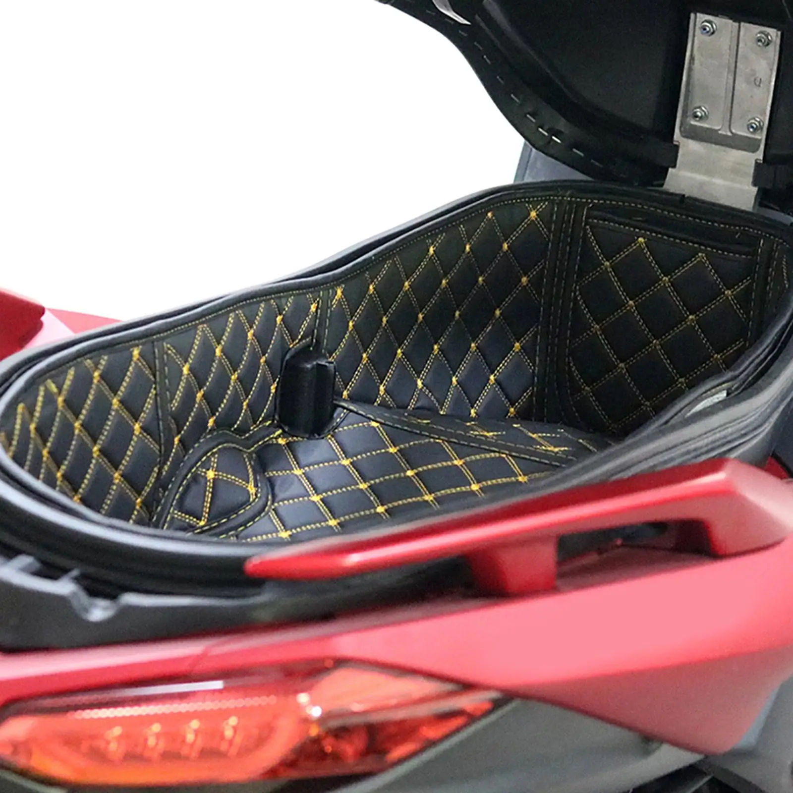 Rear Seat Trunk Cargo Liner Protector PU Leather Sitting Bucket Lining Mat for Yamaha XMAX300/400/250/125 2017-2019