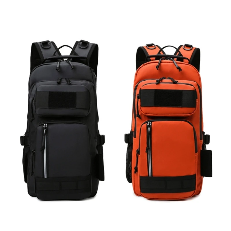 Fishing Backpack with Rod Holder Large Capacity Water Resistant Fishing Tackle Bag for Outdoor Fishing, Camping, Hiking