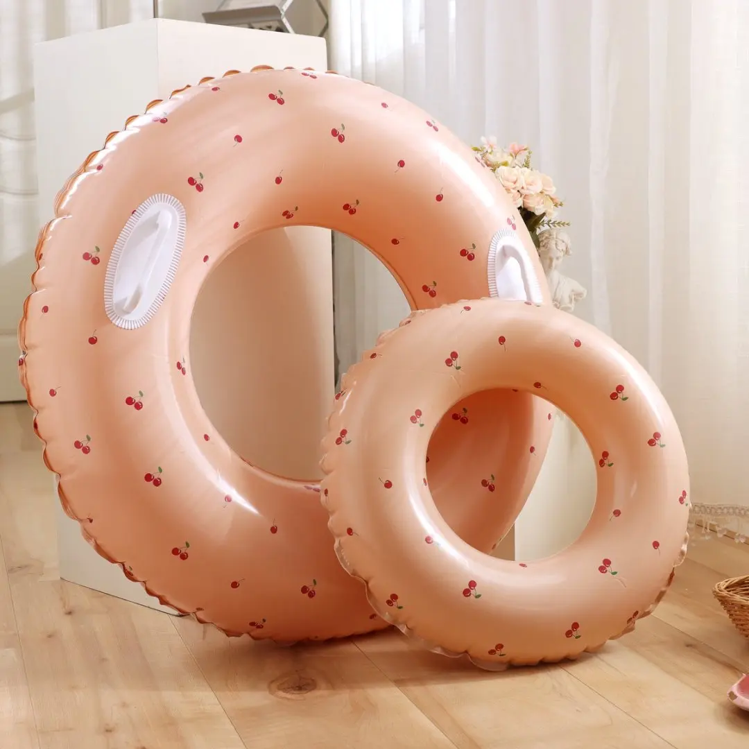

Cherry Inflatable Swimming Ring Adult Cute Pool Float Tube Decorations Swim Tubes Outdoor Pool Beach Water Floats