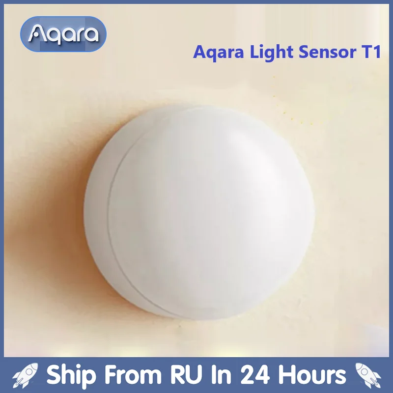 Aqara Light Sensor T1 Brightness Sensor Zigbee 3.0 Smart Home Light Detector Magnetic APP Control With Aqara Home Homek APP