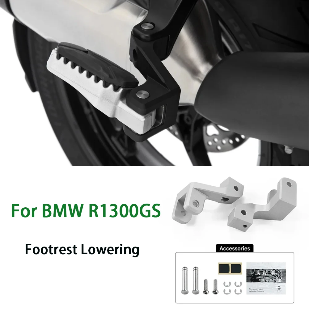 

2024 R 1300 GS Motorcycle Conversion Parts for BMW R1300GS Passenger Footrest Lowering Kit GS1300 Repositioning Footrests R1300