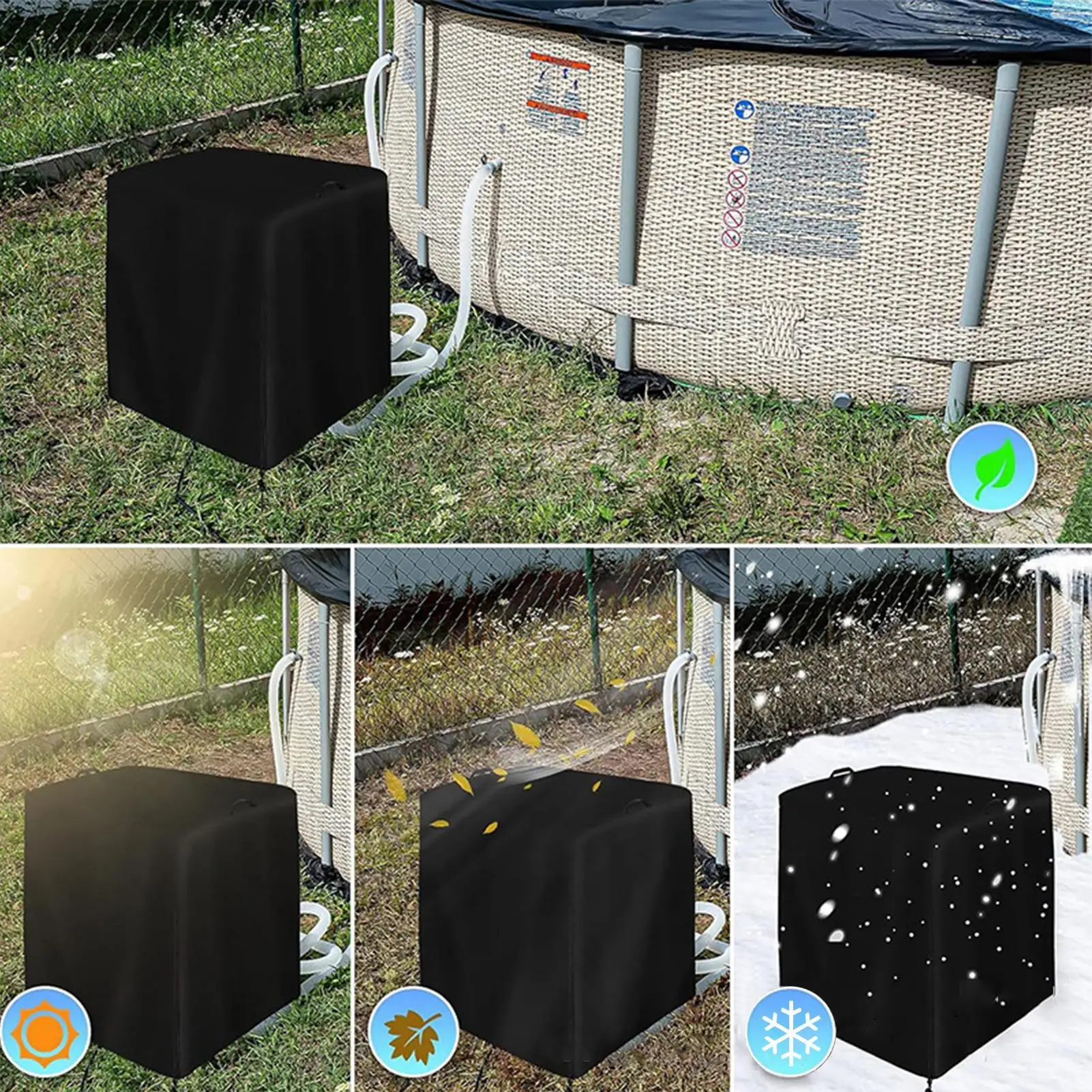 

Waterproof Sand Filter Cover Filter Pump Sleeve 420D Oxford Cloth Pool Pump Sand Filter Cover Pool Parts