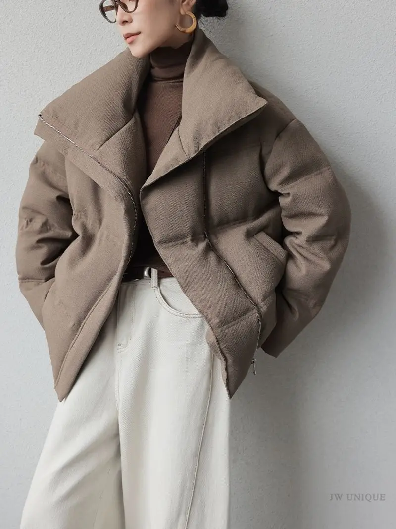 الراقية مزاجه الدافئة كبيرة التلبيب الخبز الملابس النسائية الشتاء سميكة الملابس القطنية الدافئة ملابس قطنية الموضة #2