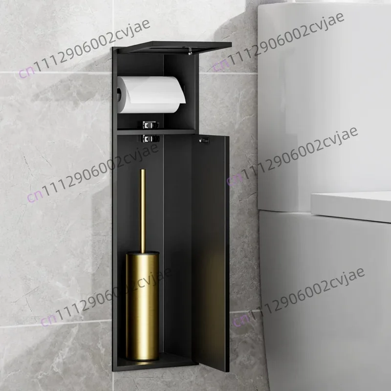 Stainless Steel Niche Bathroom Embedded Niche Toilet Brush Wall-Mounted Multi-color