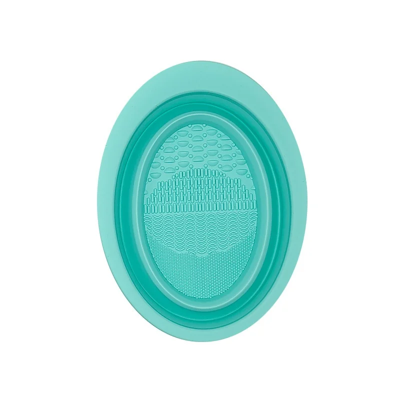 Makeup brush and powder puff cleaning tool