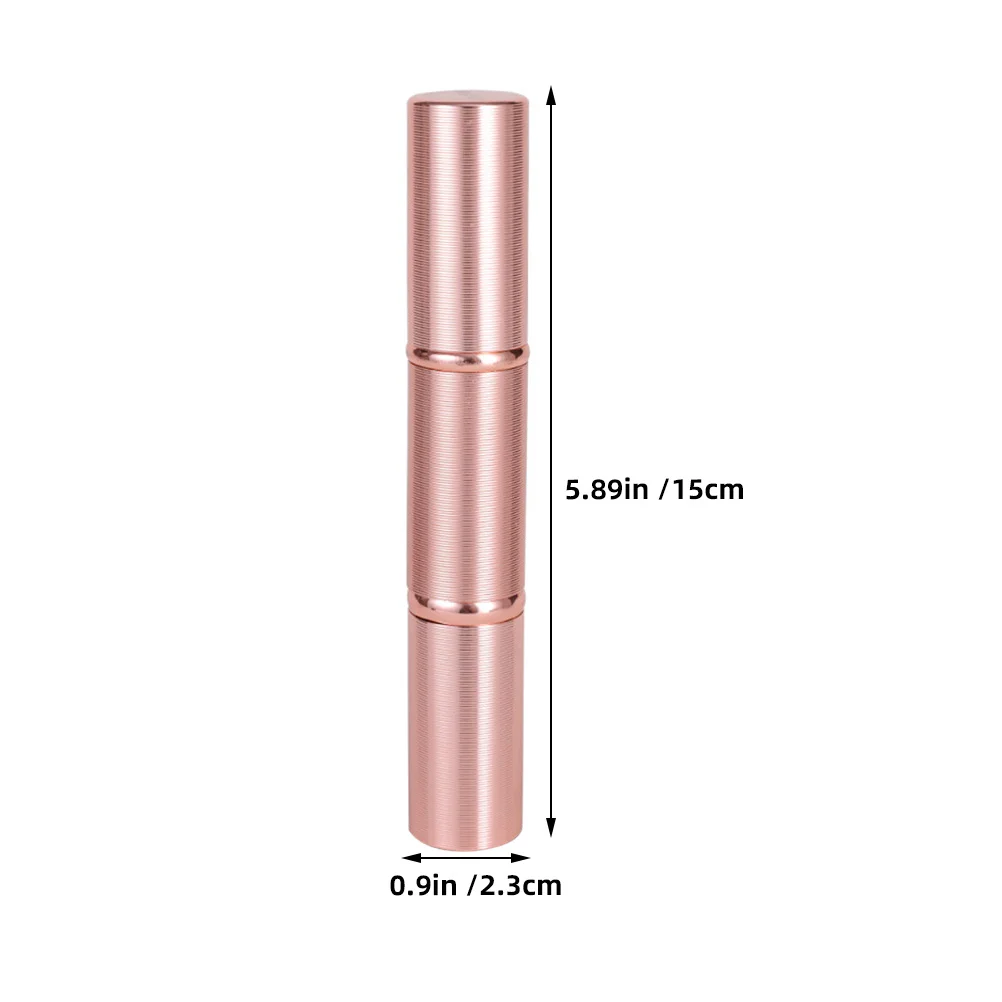 2 stuks draagbare make-upborstel compact dubbelzijdig intrekbaar ontwerp voor foundation blush -up tool multifunctioneel