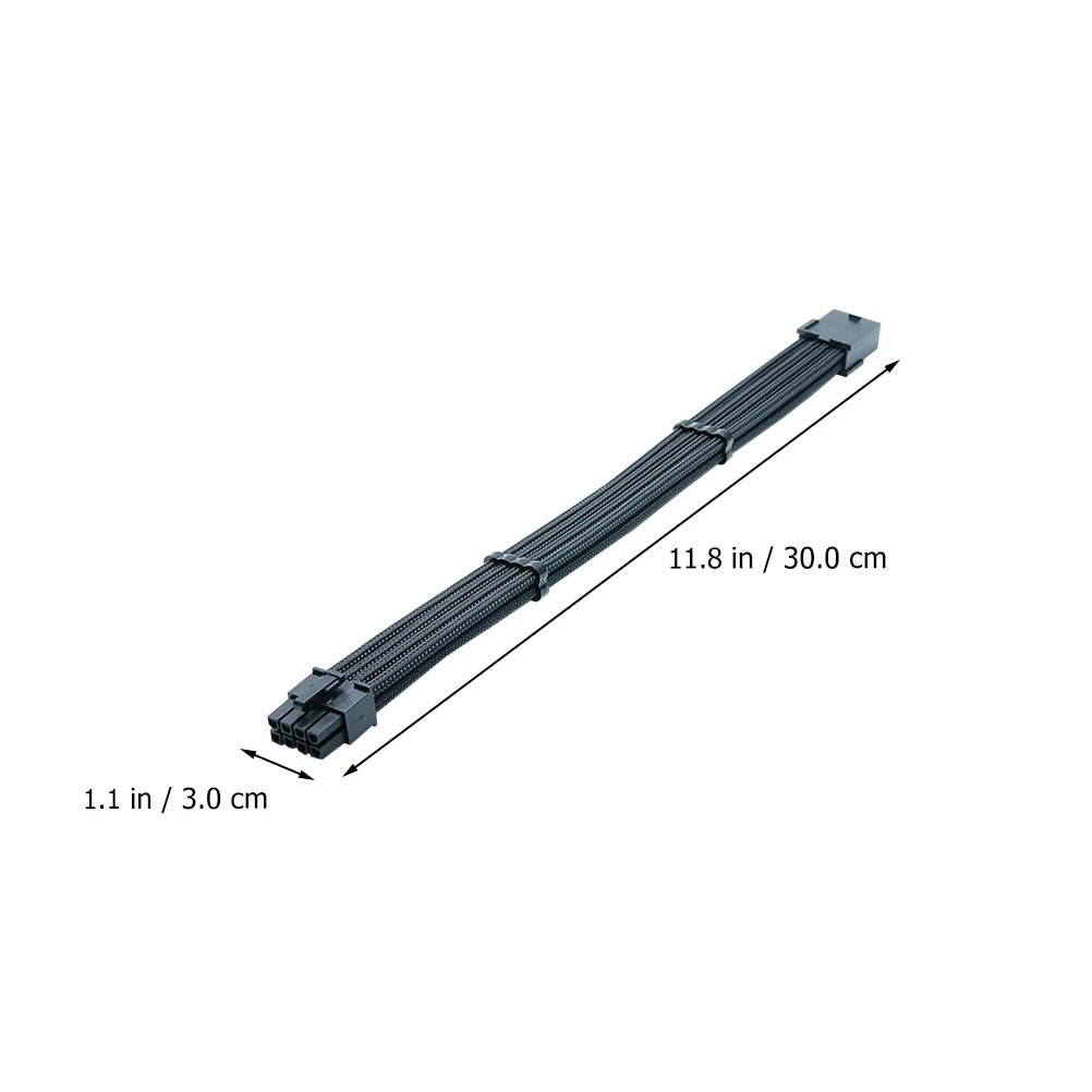 

Power Extension Cord Oxygen-free Copper Computer CPU Motherboard Cable Braided Nylon Durable Stable motherboard power cable