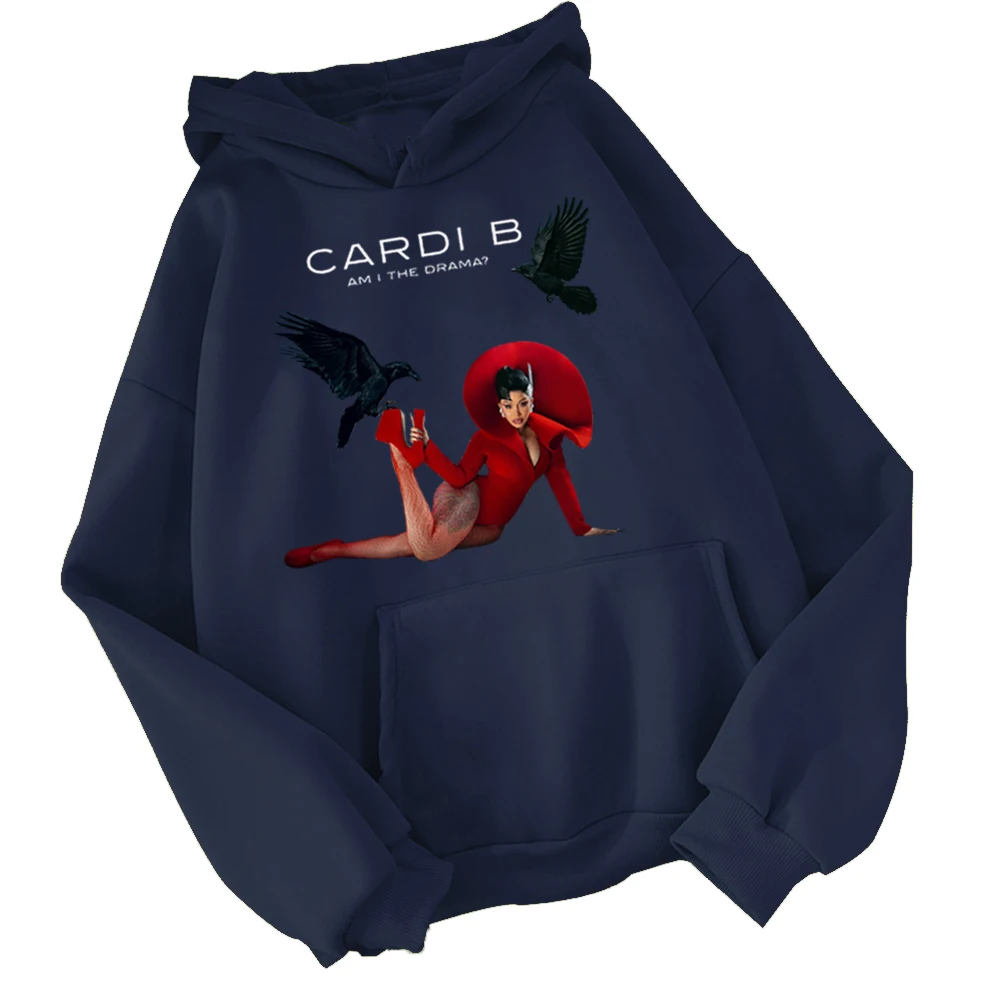 Cardi B Am I ألبوم الدراما 2025 هوديي Harajuku الهيب هوب البلوز القمم البلوز هدية
