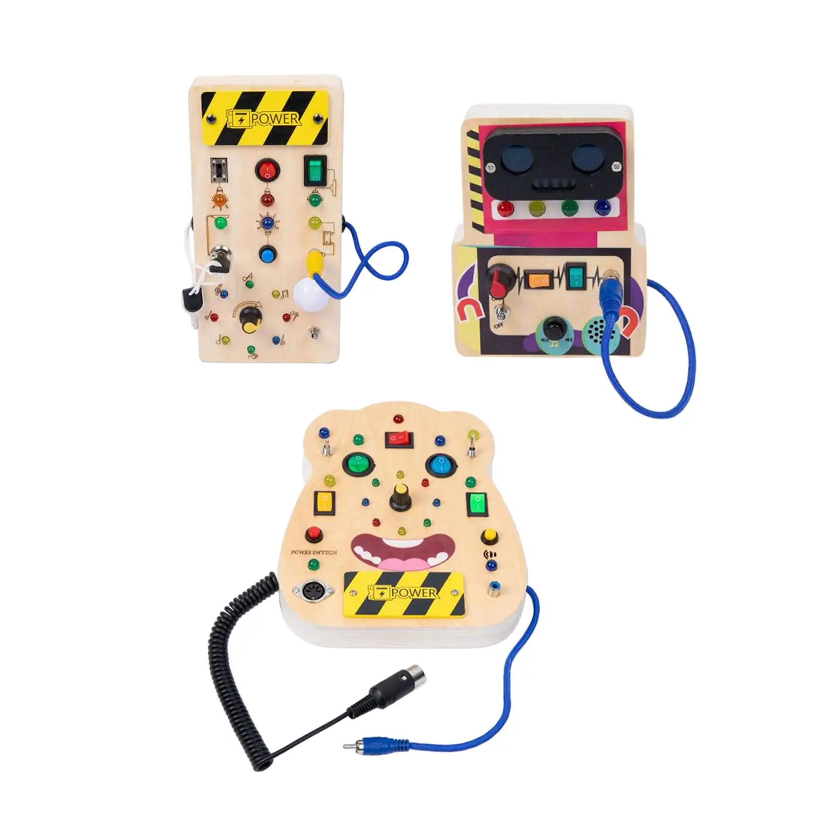 ライトスイッチビジーボード LED モンテッソーリビジーボード 就学前の女の子子供用