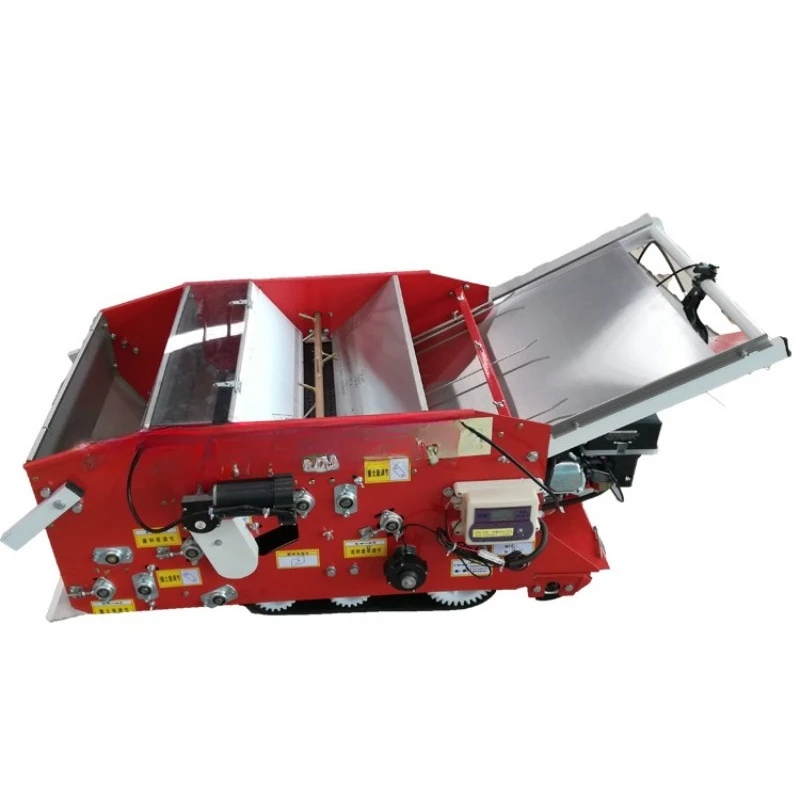 Rice seedling swing machine, electric rice seedling sowing and covering machine, self-propelled seedling swing machine