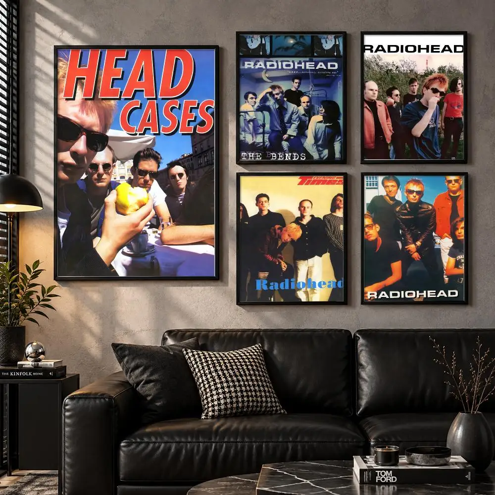 Alternative-Stageart-Collectible-Legendary-Performance Radiohead Poster Aesthetic Unframed Wall Prints for Bedroom & Living Room