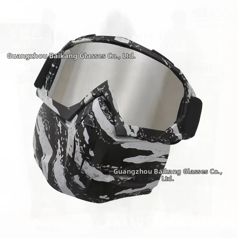 

Motorcycle Riding Goggles Windproof Anti-UV Anti-Sand Full Frame Sports Trendy Avant-garde Design Unisex Cycling Safety Goggles